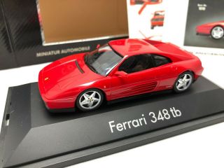 1/43 Scale Model Herpa Ferrari 348 Tb High Tech Red