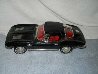1/18 Ertl American Muscle 1963 Corvette Stingray Split Window Coupe Black