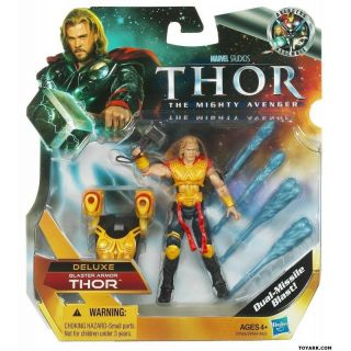 Thor The Mighty Avenger Deluxe Blaster Armor 4 Inch Action Figure Avengers