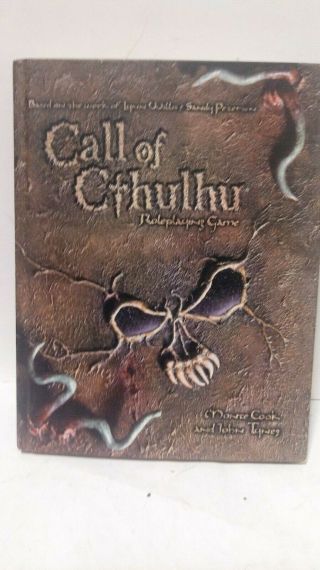 886440000 Hardcover Wizards Call Of Cthulhu Rare D20 System
