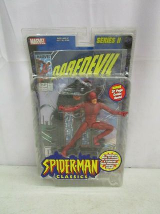 2001 Toy Biz Marvel Spider - Man Classics Series Ii Daredevil
