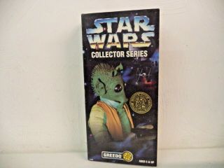 1997 Kenner Star Wars Collector Series 12 " Greedo Figure