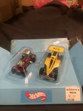 Red Baron And Shock Factor Hot Wheels 2 - Pack Diecast Set Kaybee Toy Story Only