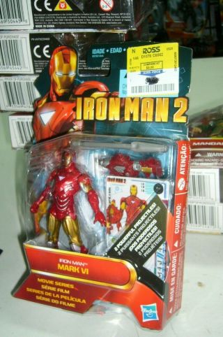 Iron Man 2 Movie Series 10 Iron Man Mark Vi Action Figure Nib