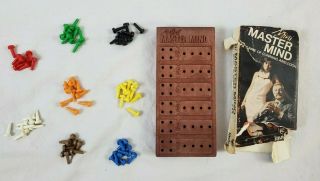 Mini Mastermind Set Travel Master Mind Game Vintage Invicta 1972 England Parts