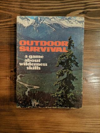 Outdoor Survival Board Game - Avalon Hill Vintage 1972 - Complete