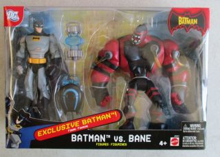 Mib 2006 Mattel Dc The Batman Exclusive Batman Vs.  Bane Action Figure Set