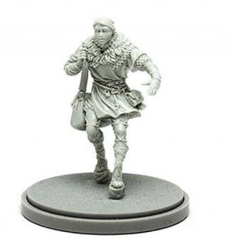 30mm Resin Kd Male Black Knight Squire Unpainted Only Figure Wh066