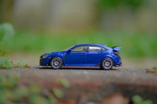 Mini Gt 1/64 2018 Honda Civic Type R Blue Custom Rpf1