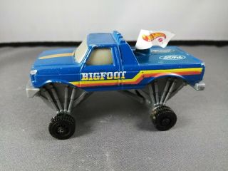 Hot Wheels “Big Foot” Champions Monster 1991 Blue Made in Malaysia 3