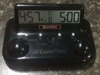 Excalibur Game Time Ii Digital Chess Clock Model 750gt - 2 Timer
