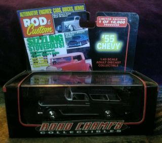 1999 Road Champs 1:43 1955 Chevrolet Nomad Station Wagon Die - Cast Car