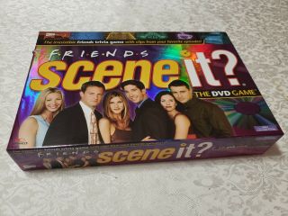 Friends Scene It? Dvd Trivia Board Game 2005 Screenlife Mattel Pre - Owned