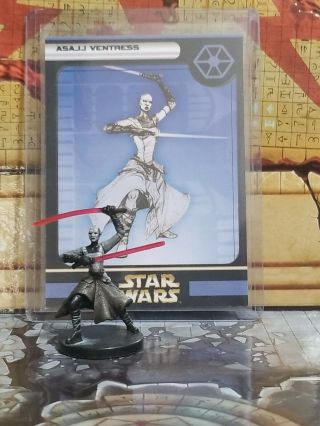 Star Wars Miniatures Clone Strike 27/60 Asajj Ventress Smg