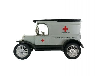Ertl Red Cross Ford 1917 Model T Van Ambulance Bank