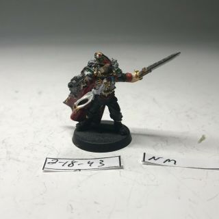 Warhammer 40k - Imperial Guard - Lord Commissar - Poorly Painted - Not Metal