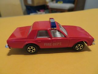 Playart Fire Dept.  Car Chevrolet Chevy Caprice Shape See My Store