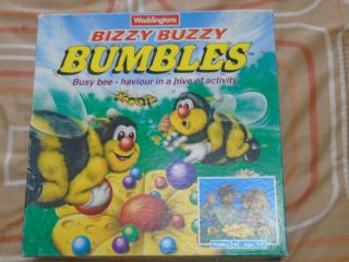 1991 Rare Family Board Game Waddingtons Bizzy Buzzy Bumbles Bees Complete 100