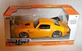 1:24 Jada Toys Bigtime Muscle 1972 Pontiac Firebird Trans Am Diecast Car