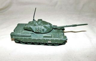 Vintage 1974 Tomy 1/87 Ho Scale Diecast Metal Chieftain Tank Mk Iii Vgc 7887