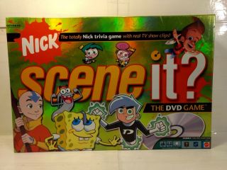 Mattel Scene It Nick Nickelodeon Dvd Board Game 2006 Gm980