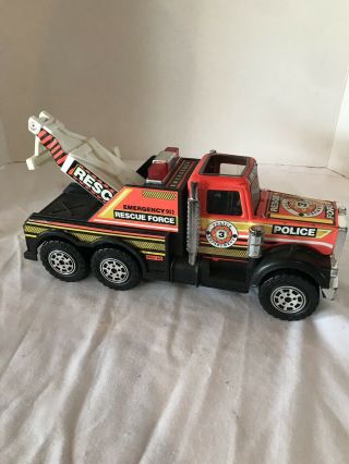 1989 Buddy L Fire And Rescue Tow Truck Wrecker