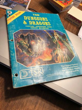 1980 Tsr Dungeons & Dragons Roleplay Expert Rules Rulebook