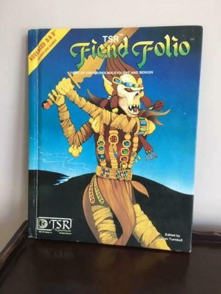 Fiend Folio,  Tsr,  Dungeons And Dragons,  First Edition