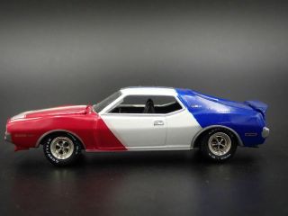 1971 Amc Javelin Amx Red White & Blue 1:64 Scale Collectible Diecast Model Car