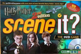 Harry Potter Scene It 2nd Edition Dvd Game - Complete - 2007