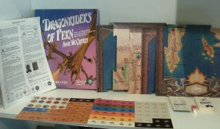 1983 Dragonriders Of Pern Boardgame 1st Print Mairfair Games