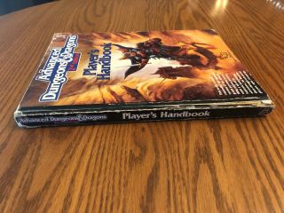 Advanced Dungeons and Dragons 2nd Ed Player ' s Handbook TSR 2101 3