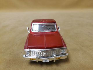 Diecast 1972 Chevrolet Cheyenne Pickup Truck 1:32 Scale Red WELLY 3