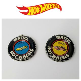 Twin Mill & Python Button Hot Wheels Redline 1969 Pin Badge