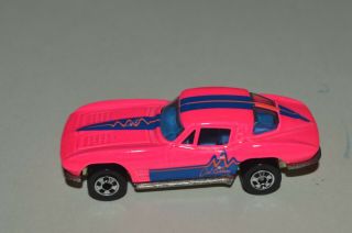 1979 Hot Wheels Split Window ' 63 Corvette Cal Custom Pink Color Malaysia 4