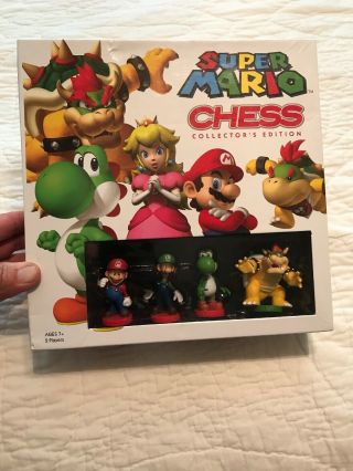 Mario Chess Set Collectors Edition Nintendo Complete