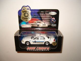 Vintage 1/43rd Scale Road Champs Philadelphia Ford Crown Vic Police Car,  Mib