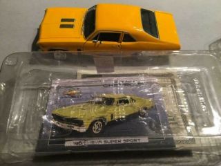 National Motor Museum Bright Yellow 1/32 Scale 1969 Chevrolet Nova Ss 396 Coupe