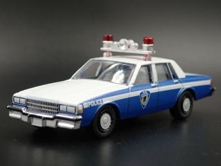1986 86 Chevy Chevrolet Caprice Wilmette,  Il Police 1/64 Scale Diecast Model Car