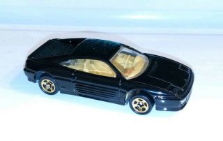 1996 Hot Wheels Package Pull Black Fao Schwarz Gold Series Iii Ferrari 348