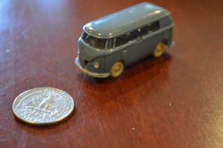 Vintage Wiking Germany Ho 1:87 Scale Volkswagen Vw T1 Van Bus Grey Kombi 1960