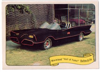 Fleer Kustom Cars Batmobile - Monkeemobile - Green Hornet Black Beauty Reprints