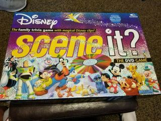 Disney Scene It Dvd Family Trivia Game - 100 Complete
