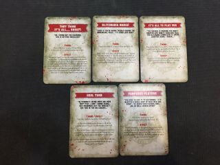 Games Workshop Warhammer Blood Bowl Blitzmania Special Play Cards / Promo Cards