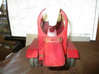 Vintage,  Large,  Tonka Metal Cement Mixer Red Truck,  NR 3