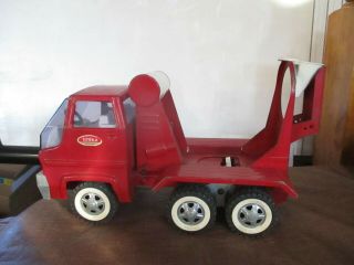 Vintage,  Large,  Tonka Metal Cement Mixer Red Truck,  NR 4