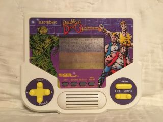 Vintage Tiger Electronics 1988 Double Dragon 3 Handheld Game And