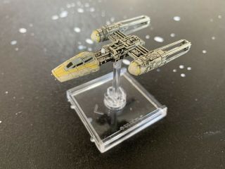X - Wing Miniature Rebel Y Wing With Base.  2.  0 Ready