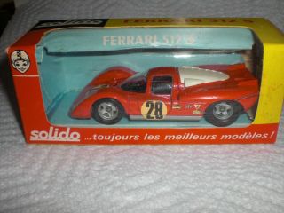1/43 Solido Ferrari 512 S Red No.  182