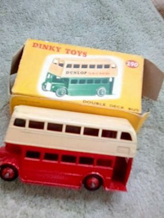 Vintage Dinky Toys Double Deck Bus No.  290